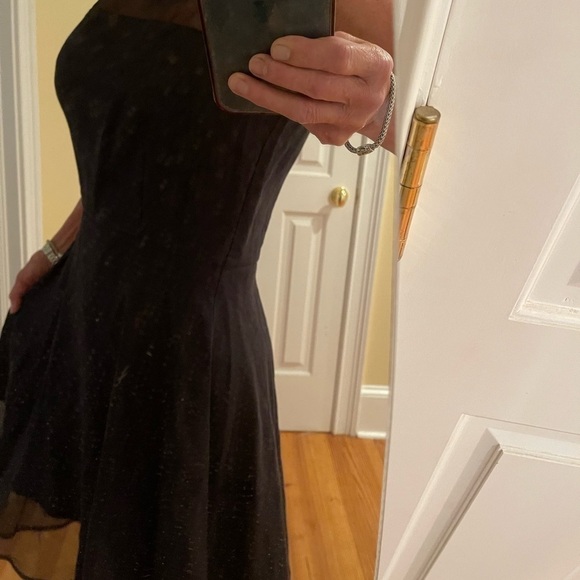 Vintage Karen Warren beautiful black dress made in USA 🇺🇸 - Picture 3 of 10